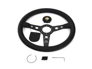 ES#4659041 - PR035BK1C - MOMO Racing Prototipo 6C Steering Wheel - Black Leather Grip With Carbon Spokes - Black Leather Grip With Carbon Spokes - MOMO - BMW