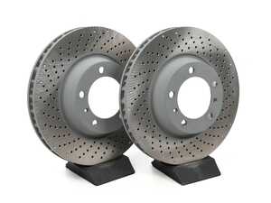 ES#4920816 - 992615301KT1 - Front Brake Rotors - Pair (330x34) - Restore the stopping power in your vehicle. OEM Supplier! - SHW Performance - Porsche