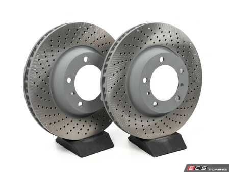 ES#4920816 - 992615301KT1 - Front Brake Rotors - Pair (330x34) - Restore the stopping power in your vehicle. OEM Supplier! - SHW Performance - Porsche