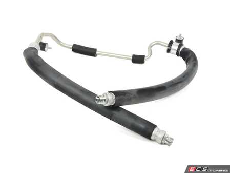 ES#4908394 - 8E0422893N - Power Steering Flex Pressure Hose - Flexible hose that runs between the pump the the rack - Sunsong - Audi