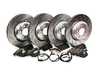 ES#5411992 - E9XM3BSKT - Front & Rear Brake Service Kit - Featuring SHW Cross-Drilled Front & Rear Rotors and ECS DD23 Daily Driver Brake Pads - Assembled By ECS - BMW