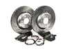 ES#5397020 - e9xm3fbKT - Front Brake Service Kit - Featuring SHW Cross-Drilled Front Rotors and ECS DD23 Daily Driver Brake Pads - Assembled By ECS - BMW