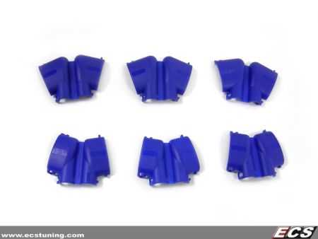 ES#259751 - 03h906921a - Ignition Coil Cover Set - Blue - Set of 6 - (NO LONGER AVAILABLE) - Replace your damaged, or faded coil connector covers with this new complete set. - Genuine European Volkswagen Audi - 