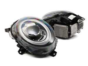 ES#4365052 - MINIF56HL - Sequential Projector LED DRL Headlights - Pair - Mutiple Color Ring Light  - F56 LCI+ Style Full LED DRL and Amber Turn Signal, Driver and Passenger Side For your F55 F56 F57 F54 **Only Fit for MINI with OEM Halogen Head Light** - ZiZa - MINI