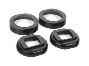 ES#4668619 - PFF5-5452BLK - Engine Mount Inserts - Race - Fills the void of the OE rubber mount to limit drivetrain movement and sharpen throttle response on standard or mildly tuned vehicles - Powerflex Black Series - BMW