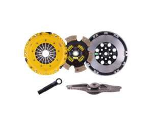 ES#5446959 - BM18-HDG6 - ACT Heavy Duty Race Sprung 6 Pad Clutch Kit - Dual mass factory to single mass conversion. Organic clutch with up to 424 FT/Lbs TQ capacity - ACT - MINI