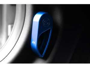 ES#5434787 - G8XHHL-B - BLACKLINE Performance Edition Hood Latch Handle (LHD) - Blue - Improve your BMW's interior styling with a new billet Hood Latch Handle in an anodized finish from Goldenwrench Supply Co! - Goldenwrench Supply Co - BMW