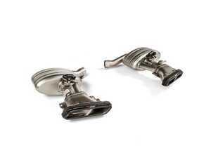 ES#5446964 - S-ME/T/4H - Akrapovic Mercedes W206 C43/C63 S AMG E Performance Slip On Line Titanium Exhaust  - Unlock bolt-on horsepower, shed 26% of factory weight, and command a perfectly tuned, valved exhaust note with this premium titanium slip-on system and carbon fiber tips. - Akrapovic - Mercedes Benz