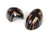ES#4430531 - 511621476711 - Union Jack Gold Jack Mirror Cap Covers - Set - Attaches to the front of the side mirror housing over the stock mirror cap, peel and stick - ECS - MINI