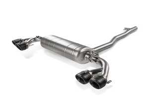 ES#5446948 - S-ME/TI/10H - Akrapovic Mercedes C118 CLA35 AMG Slip On Line Titanium Exhaust - Optimize power and shed weight with this premium titanium slip-on exhaust, delivering a richer, drone-free exhaust note through quad carbon fiber and titanium tailpipes. - Akrapovic - Mercedes Benz
