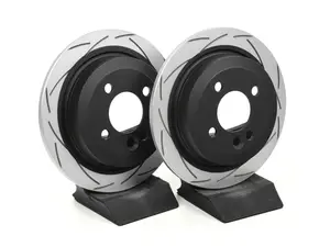 DBA Rear T2 Street Slotted Brake Rotors - Pair 10.19
