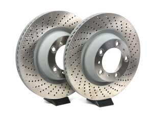 ES#5425542 - 99735240503KT1 - Rear Brake Rotors - Pair (350x28) - Restore the stopping power in your vehicle. OEM Supplier! - SHW Performance - Porsche