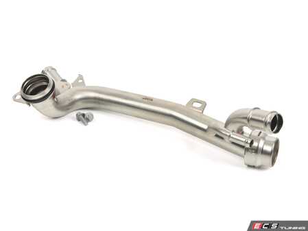 ES#5386636 - 2642008600 - Upgraded Engine Coolant Pipe  - 304 Stainless Steel vs OEM Plastic - Left Coolant Pipe - to Block. - URO Premium - Mercedes Benz