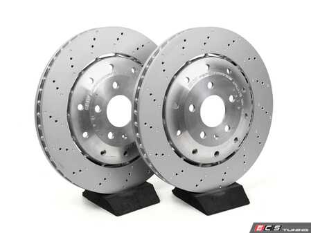ES#4430534 - 420615601fktKT - Rear Brake Rotors - Pair (356x32) - Restore the stopping power in your vehicle - SHW Performance - Audi