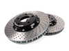 ES#3833 - S4S6S3RS - Stage 3 Rotor Set - Pair (Drilled) - (NO LONGER AVAILABLE) - Pair of replacement rotors & hats for the original "Big Red" Stage 3 ECS brake kit - ECS - 