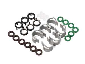 ES#5434422 - 06J998907BKT5 - Fuel Injector Installation Kit - Includes the necessary o-rings and clips to replace the fuel injectors - Assembled By ECS - Audi