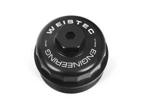 ES#4730429 - 01-555-01793-6 - Weistec BMW S55 Billet Oil Filter Cap - Black - Direct replacement/bolt in for the S55 engines. CNC machined 6061 aluminum Anodized in Black - Weistec - BMW