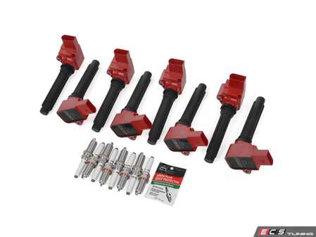ES#4883045 - 056059LA04-ISKT2 - 4.0T Performance Ignition Service Kit - Featuring ECS Performance Ignition Coils & Genuine Volkswagen/Audi RS7 spark plugs for increased spark energy! - Assembled By ECS - Audi