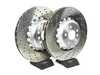 ES#5397064 - f95x5mrbKT - Rear Brake Service Kit - Featuring SHW Rear Cross-Drilled Brake Rotors and OE Brake Pads - Assembled By ECS - BMW