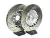 ES#5397064 - f95x5mrbKT - Rear Brake Service Kit - Featuring SHW Rear Cross-Drilled Brake Rotors and OE Brake Pads - Assembled By ECS - BMW