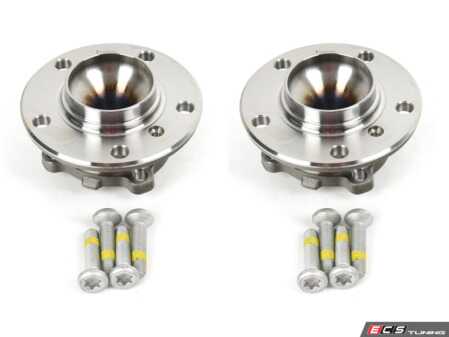 ES#5456401 - 312068768401KT - Front Wheel Bearing Kit - With Hardware - Includes wheel hubs for both the left and right side. - Assembled By ECS - BMW