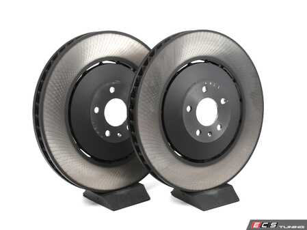 ES#5425486 - 4h0615301al3KT -  Front Smooth Lightweight Brake Rotor - Pair (400x38) - Restore the stopping power in your vehicle. - SHW Performance - Audi