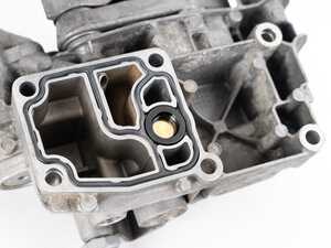 ES#5491779 - 060233LA01KT - Complete Oil Filter Housing Gasket Replacement Kit - With Billet Drain-Back Valve - Everything you need to reseal & upgrade your oil filter housing! Includes a new gasket, hardware, VANOS line, billet check valve, oil pressure switch, and oil service kit. - Assembled By ECS - BMW