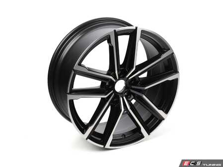 ES#4216492 - 36118747000 - DISC WHEEL, LT.ALLOY, JET BL - Genuine BMW - BMW