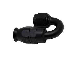ES#5456335 - 6-02-0853-B - 180-Deg. 6AN Swivel Hose End - Priced Each - Specifically for PTFE fuel lines - DeatschWerks - Audi BMW Volkswagen Mercedes Benz MINI Porsche