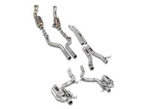 ES#5456596 - C43SSFULLKT1 - Full Supersprint Exhaust System - W205 C43 AMG 2019-2021 - Unleash maximum power, faster turbo spool, and an exotic exhaust note on your facelift W205 C43 AMG with this complete handcrafted Italian stainless steel turbo back exhaust system. - Supersprint - Mercedes Benz