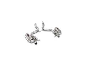 ES#5456609 - w205c63abKT - Supersprint Axle Back Exhaust System - W205 C63 AMG - Unleash the thunderous roar of your W205 C63 S AMG with this handcrafted Italian stainless steel valved axle-back exhaust system! - Supersprint - Mercedes Benz