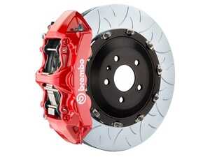 ES#5456117 - 1N3.9075A2 - 380x34 2-Piece - Brembo GT Systems - 19-22 A-Class (Excluding AMG) (W177), 20-25 CLA-Class (Excluding AMG) (C118), 21+ GLA-Class (Excluding AMG) (H247), 20+ GLB-Class (Excluding AMG) (X247) - Red - F - Cast Monobloc Radial Mount - Slotted Type-3 - Vented Curved Vane - Brembo - Mercedes Benz
