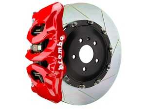 ES#5456190 - 1T2.9013A2 - 380x34 2-Piece - Brembo GT Systems - 17-21 C43 AMG (W205), 16 C450 AMG (W205) - Red - F - Cast Monobloc Radial Mount - Slotted Type-1 - Vented Curved Vane - Brembo - Mercedes Benz