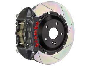 ES#5456256 - 2P2.9006AS - 380x28 2-Piece - Brembo GT-S Systems - 07-14 CL63 AMG, CL65 AMG (W216), 06-13 S63 AMG, S65 AMG (W221) - Black Hard Anodized - R - Cast Monobloc Radial Mount - Slotted Type-1 - Vented Curved Vane - Brembo - Mercedes Benz