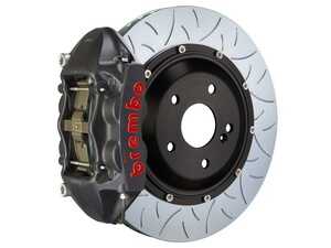 ES#5456275 - 2P3.9008AS - 380x28 2-Piece - Brembo GT-S Systems - 06-12 GL450, GL550, 06-11 ML320, ML350, ML500, ML550 (W164), 06-11 ML63 (W164), 06-12 R350, R500 - Black Hard Anodized - R - Cast Monobloc Radial Mount - Slotted Type-3 - Vented Curved Vane - Brembo - Mercedes Benz