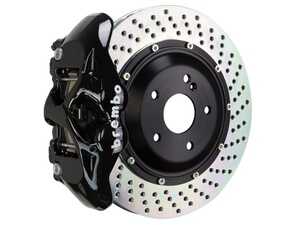 ES#5456279 - 2S1.9009A1 - 380x28 2-Piece - Brembo GT Systems - 05-11 G55 AMG, 12-18 G63 AMG, G65 AMG - Black - R - Cast Monobloc Radial Mount - Drilled - Vented Curved Vane - Brembo - Mercedes Benz
