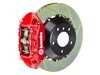 ES#2854252 - 2P2.8033A2 - 08-13 M3 (E90, E92, E93), Rear, Slotted, Red, 4 Piston, 345x28 2-Piece - Brembo - BMW