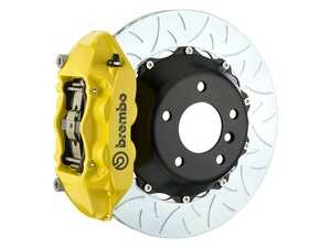 ES#2854857 - 2P3.9013A5 - 08-13 M3 (E90, E92, E93), Rear, Slotted Type-3, Yellow, 380x28 2-Piece - Brembo - BMW