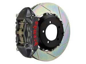 ES#4814078 - 2P2.6007AS - Rear GTS BBK 4-Piston Cast Monobloc Calipers Slotted Rotors Set  (328x28mm) - Increase your braking! - Brembo - Audi
