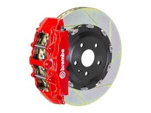ES#5455941 - 1G2.8501A2 - 365x34 2-Piece - Brembo GT Systems - 02-08 G500, 03-04 G55 AMG, 09-18 G550 - Red - F - Cast Monobloc Radial Mount - Slotted Type-1 - Vented Curved Vane - Brembo - Mercedes Benz