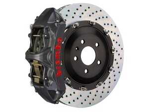 ES#5455963 - 1N1.8512AS - 365x34 2-Piece - Brembo GT-S Systems - 14-18 A250 (W176), 14-19 CLA250 (C117), 15-20 GLA250 (X156) - Black Hard Anodized - F - Cast Monobloc Radial Mount - Drilled - Vented Curved Vane - Brembo - Mercedes Benz