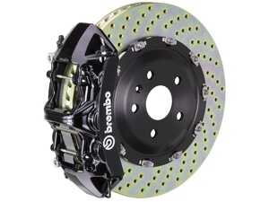 ES#5455982 - 1N1.9061A1 - 380x34 2-Piece - Brembo GT Systems - 17-21 C43 AMG (W205), 16 C450 AMG (W205) - Black - F - Cast Monobloc Radial Mount - Drilled - Vented Curved Vane - Brembo - Mercedes Benz