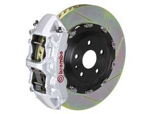 ES#5456046 - 1N2.9061A3 - 380x34 2-Piece - Brembo GT Systems - 17-21 C43 AMG (W205), 16 C450 AMG (W205) - Silver - F - Cast Monobloc Radial Mount - Slotted Type-1 - Vented Curved Vane - Brembo - Mercedes Benz