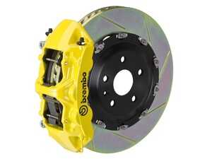 ES#5456059 - 1N2.9074A5 - 380x34 2-Piece - Brembo GT Systems - 14-18 A45 AMG (W176), 14-19 CLA45 AMG (C117), 15-19 GLA45 AMG (X156) - Yellow - F - Cast Monobloc Radial Mount - Slotted Type-1 - Vented Curved Vane - Brembo - Mercedes Benz