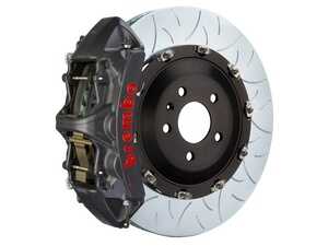 ES#5456087 - 1N3.9013AS - 380x34 2-Piece - Brembo GT-S Systems - 08-14 C63 AMG (Excluding Black Series) (W204, C204) - Black Hard Anodized - F - Cast Monobloc Radial Mount - Slotted Type-3 - Vented Curved Vane - Brembo - Mercedes Benz