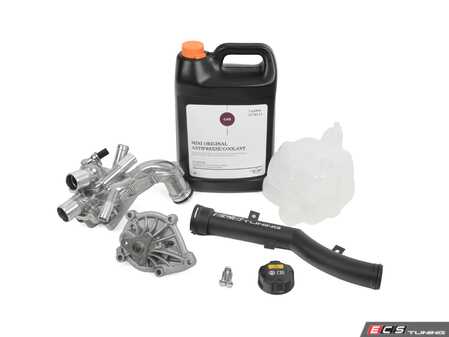 ES#5446881 - 11517550484KT5 - Performance Cooling System Refresh Kit - A high-performance cooling refresh kit, featuring aluminum water pump and thermostat for increased durability and longevity! - Assembled By ECS - MINI