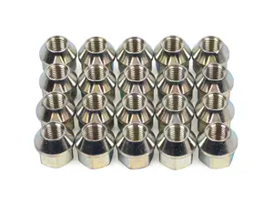 Turner Race Wheel Nuts - Silver - Set Of 20