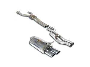 ES#5456708 - w210e55sscbKT - Supersprint Cat Back Exhaust System - W210 E55 AMG - Unlock the legendary M113 V8 rumble and maximize exhaust flow with a handcrafted Italian performance exhaust featuring high flow metallic cats. - Supersprint - Mercedes Benz