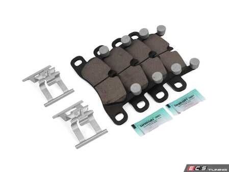 ES#4939889 - 9Y0698451AD - Rear Brake Pad Set - Ceramic - Non-PCCB rear brake pads - Hudson - Porsche