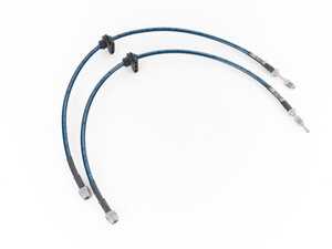 ES#5396127 - 008610LA01 - Stainless Steel Brake Lines - Front - Front brake lines for improved pedal feel. Zinc-Nickel plating for increased corrosion resistance and sleek low-profile design. Made in the USA. - Turner Motorsport - BMW